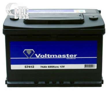 Аккумулятор Voltmaster Standard [57412] 6СТ-74 Ач R EN680 А 278x175x190мм